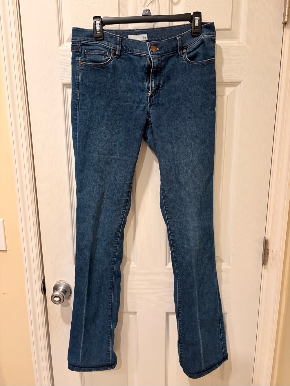LOFT Women's Dark Blue Boot-Cut Jeans
